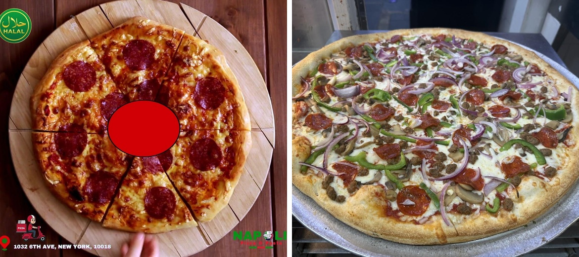 Napoli Pizza Menu